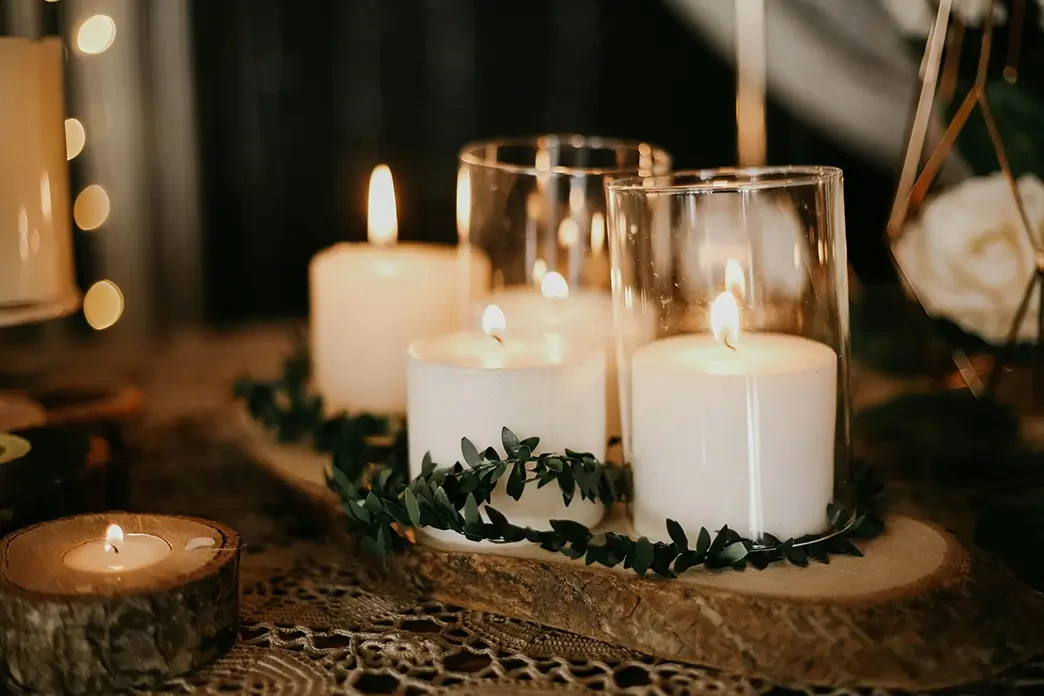 Adventi asztali dekoráció
