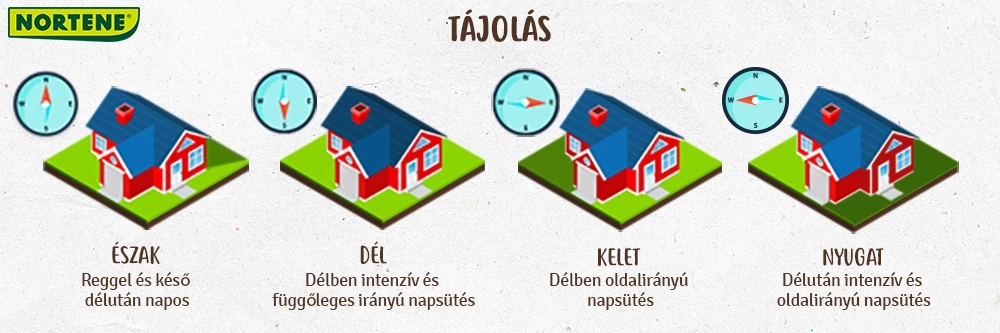 Napvitorla elhelyezése