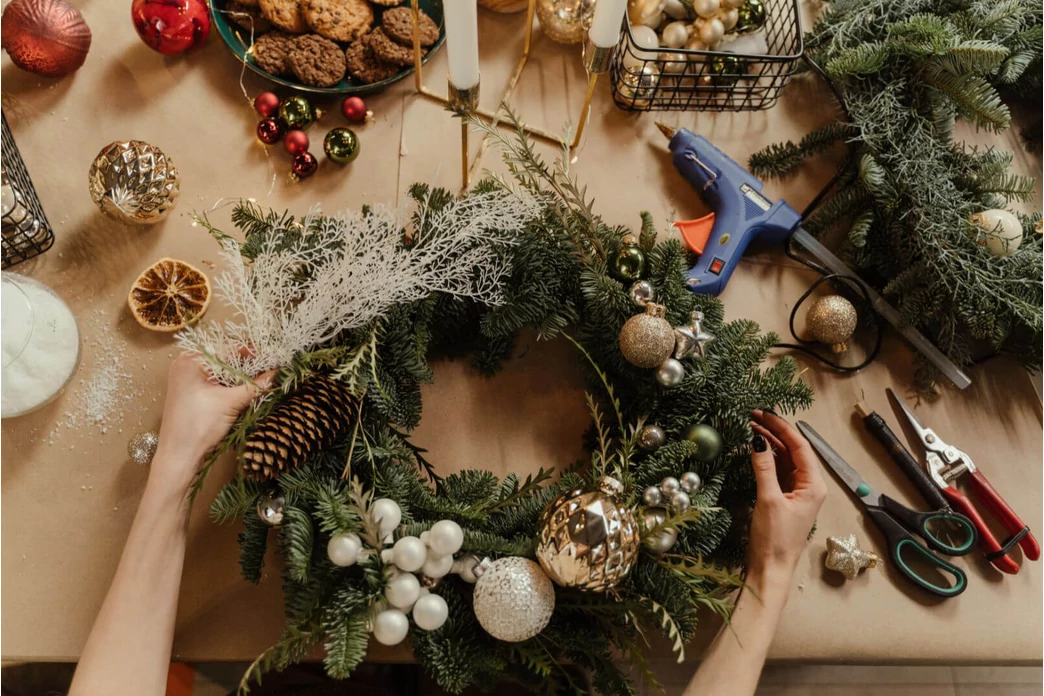 Adventi koszorú készítés otthon