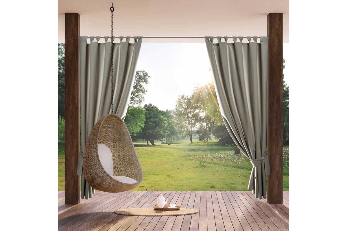 Garden vízálló kerti függöny elkötővel Cappucino 155x260 cm
