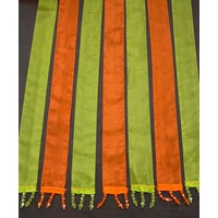 Kép 1/2 - organza-228-spagetti-fuggony-90-x-200-cm-zold-narancssarga
