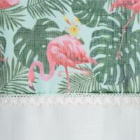 botanic-flamingo-mintas-vitrazs-fuggony-feher-zöld-rozsaszin-30-x-150-cm-kozeli-minta