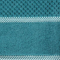 Kép 2/5 - caleb-velur-torolkozo-pamut-frottir-sotet-turkiz-50-x-90-cm-kozeli