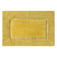 Kép 3/4 - Chic pamut fürdőszobaszőnyeg Mustársárga 60x90 cm