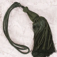 Kép 1/3 - alisa-egy-bojtos-fuggonyelkoto-sotetzold-80-cm