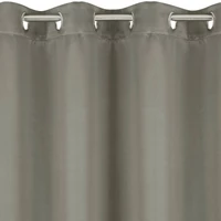 Kép 5/6 - Sötétítő függöny félig matt szövetből Cappuccino barna 135x250 cm