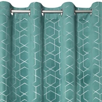 Kép 4/6 - mandi-barsony-sotetito-fuggony-turkiz-135-x-250-cm-ringlis-fuzolyukas