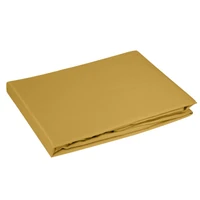Kép 1/4 - dina-mako-szaten-gumis-lepedo-mustarsarga-100-x-200-cm-25-cm-hajtogatott