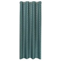 Kép 4/7 - cube-mintas-dekor-fuggony-sotet-turkiz-140-x-250-cm-tavoli
