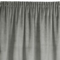 Fargo bársony sötétítő függöny Ezüst 140x175 cm