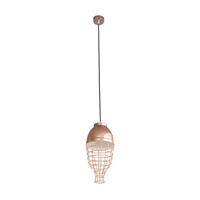Kép 1/4 - lucy-modern-rez-szinu-lampa-20-x-20-x-21-cm