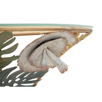 Kép 4/7 - Amaz éjjeli polc egzotikus levelekkel 44,5x24,5x34,5 cm 2