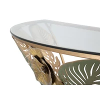 Kép 3/7 - Amaz fali konzol asztal egzotikus levelekkel 120x40.5x37.2 cm 2