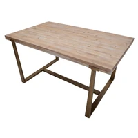 Kép 6/8 - Ankara étkezőasztal barna 150x90x78 cm 3