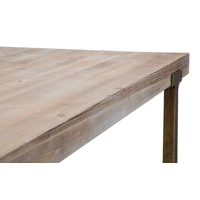 Kép 8/8 - Ankara étkezőasztal barna 150x90x78 cm 5