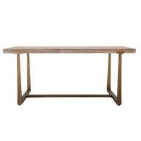 Kép 2/8 - Ankara étkezőasztal barna 180x90x78 cm 1