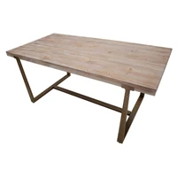 Kép 6/8 - Ankara étkezőasztal barna 180x90x78 cm 3
