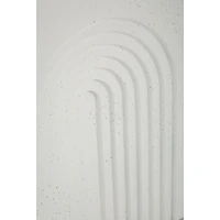 Kép 7/9 - Art kisasztal domborműves szerkezet krémszín 40,5X40,5X50,5 cm 3