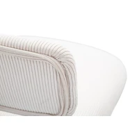 Kép 9/10 - Bárszék állítható magasságú háttámlával 2db-os szett fehér/fekete 41x47,5x85-106,5 (seat 61-83) cm 4