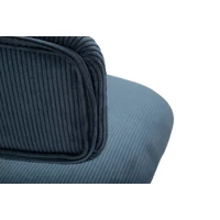 Kép 4/10 - Bárszék állítható magasságú háttámlával 2db-os szett kék/fekete 41x47,5x85-106,5 (seat 61-83) cm 6