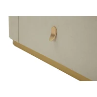 Kép 3/10 - Beauty komód krémszín/arany 140x45x76 cm 7