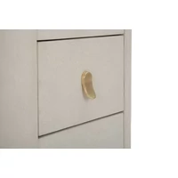 Kép 5/9 - Beauty konzolasztal krémszín/arany 120x40x75 cm 4
