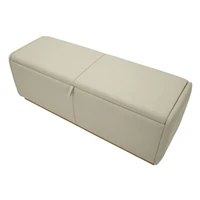 Kép 8/9 - Beauty pad tárolóval krémszín/arany 130x45x45 cm 4