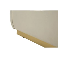 Kép 9/9 - Beauty pad tárolóval krémszín/arany 130x45x45 cm 5