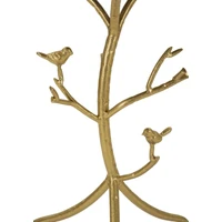 Kép 4/7 - Birds márvány asztal arany ø 38x60 cm