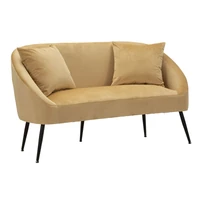 Kép 1/11 - Browy kanapé 2db párnával barna/fekete 137x69x79 cm