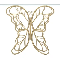 Kép 8/9 - Butterfly konzolasztal arany 110x40x76 cm 4