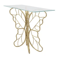 Kép 9/9 - Butterfly konzolasztal arany 110x40x76 cm 5