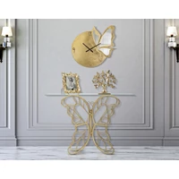 Kép 3/9 - Butterfly konzolasztal arany 110x40x76 cm 7