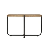 Kép 5/9 - Cebu dohányzóasztal barna/fekete 75x55x46,5 cm 1