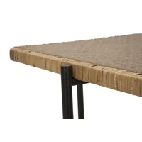 Kép 9/9 - Cebu dohányzóasztal barna/fekete 75x55x46,5 cm 5