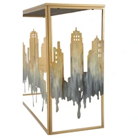 Kép 8/11 - City konzolasztal városmintás 110x38,5x81 cm 5