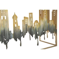 Kép 6/11 - City konzolasztal városmintás 110x38,5x81 cm 7