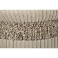 Kép 5/9 - Cortina puff tárolóval 3db-os szett krémszín ø 40,5x49,5-35x42-31x38 cm