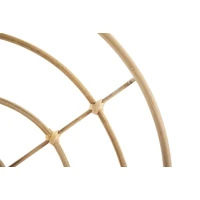 Kép 6/7 - Dupla íves polc rattan hatású barna 34,5x18x45,5 cm 4