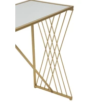 Kép 8/10 - Easy konzolasztal art deco stílusban arany 120x40x80 cm 3
