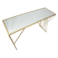 Kép 9/10 - Easy konzolasztal art deco stílusban arany 120x40x80 cm 4