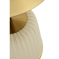 Kép 5/7 - Egle asztalka glamour stílusban fehér/arany Ø 40X55 cm 3