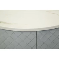 Kép 5/9 - Éjjeliszekrény puffal kék/arany ø 52x70 - ø 36x39 cm