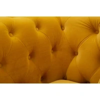 Kép 3/11 - Emy fotel párnával mustársárga/arany 104x83x76 cm 7