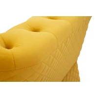 Kép 7/11 - Emy fotel párnával mustársárga/arany 104x83x76 cm 9