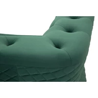 Kép 5/11 - Emy fotel párnával zöld/arany 104x83x76 cm 7
