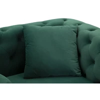 Kép 10/11 - Emy fotel párnával zöld/arany 104x83x76 cm 9