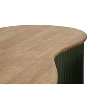 Kép 3/10 - Frankfurti dohányzóasztal 2db-os szett zöld 87X53X32-50X35X28 cm 7