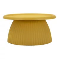 Kép 1/7 - Geax dohányzoasztal mustársárga -a- Ø 70X35 cm