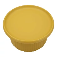 Kép 3/7 - Geax dohányzoasztal mustársárga -a- Ø 70X35 cm 1